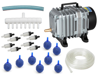 RESUN ACO-004 Pompa napowietrzająca, kompresor 58W 4500l/h do akwarium i oczka wodnego