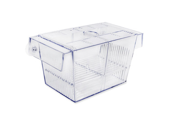 Kotnik pływający 3w1 20x10x10cm z pokrywką dla ryb, narybku