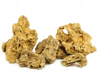 YELLOW ROCK KAMIEŃ SKAŁA WAPIEŃ ŻÓŁTY MALAWI 15kg