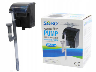 SOBO WP-303H FILTR KASKADOWY SKIMMER 280l/h DO 50L