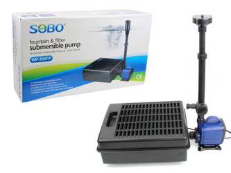 SOBO WP-350FP pompa fontannowa 3000l/h z filtrem do oczka wodnego, stawu