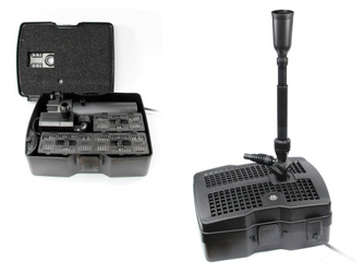 SUNSUN CUF-6011 pompa fontannowa 2500l/h z filtrem oraz lampą UV-C do oczka wodnego, stawu