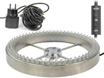 Ring świetlny 120x LED - kolorowe oświetlenie do oczka wodnego, stawu, basenu lub ogrodu