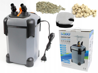 SOBO FILTR KUBEŁKOWY 1200l/h 13W AKWARIUM DO 350L