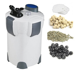 FILTR KUBEŁKOWY 1400l/h HW-303B + LAMPA UV-C 9W