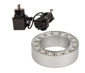 Ring świetlny 15x LED - białe oświetlenie do oczka wodnego, stawu, basenu lub ogrodu