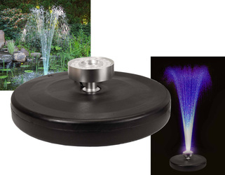 Fontanna pływająca z białym podświetleniem 36x LED