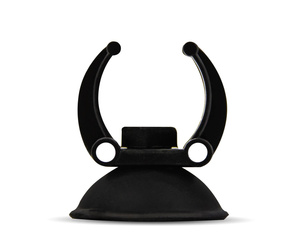 Pet HOBBY przyssawka czarna z uchwytem do grzałek, węży (22-28mm)