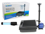 SOBO WP-360FP-UV pompa fontannowa 3000l/h z filtrem oraz lampą UV-C do oczka wodnego, stawu