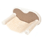 Pet HOBBY Hamak - legowisko z drapakiem 55cm do montażu na ścianie