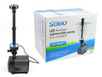 SOBO LED-9800FP pompa fontannowa 5500l/h z oświetleniem LED RGB do oczka wodnego, stawu