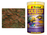 TROPICAL CICHLID COLOR 1000ml / 200g - wybarwiający, wysokobiałkowy pokarm dla pielęgnic