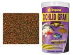 TROPICAL CICHLID GRAN 1000ml / 550g - wybarwiający, wysokobiałkowy pokarm granulowany dla pielęgnic