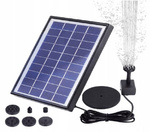 Pływająca fontanna solarna 500l/h DC-35 z akumulatorem