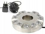 Ring świetlny 12x LED 18W - kolorowe oświetlenie do oczka wodnego, stawu, basenu lub ogrodu