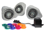SUNSUN CQD-202C Halogenowe lampy 3x 20W, oświetlenie do oczka wodnego, basenu, ogrodu