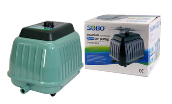 SOBO SB-100B POMPA POWIETRZA 8400l/h 100W - membranowy napowietrzacz do akwarium i oczka wodnego