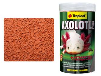 TROPICAL AXOLOTL STICKS 250ml - wysokobiałkowy pokarm dla aksolotli i innych płazów wodnych